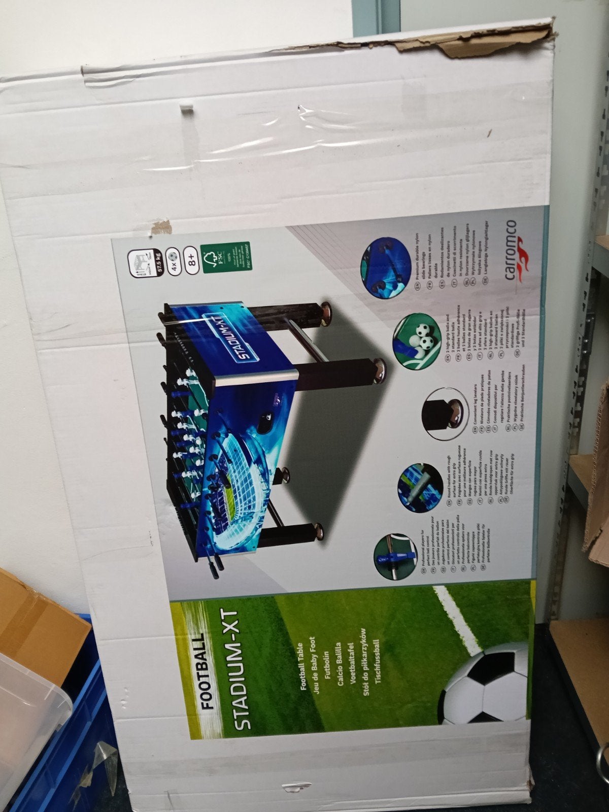Nieuwe Voetbaltafel Stadium-XT - Verpakking Beschadigd, Kinderen en Baby's, Ophalen of Verzenden, Nieuw