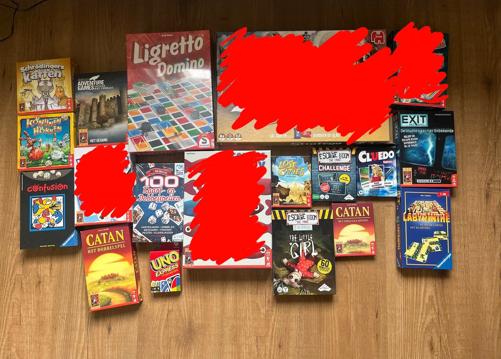 Grote collectie bord- en kaartspellen, Een of twee spelers, Ophalen of Verzenden, Gebruikt