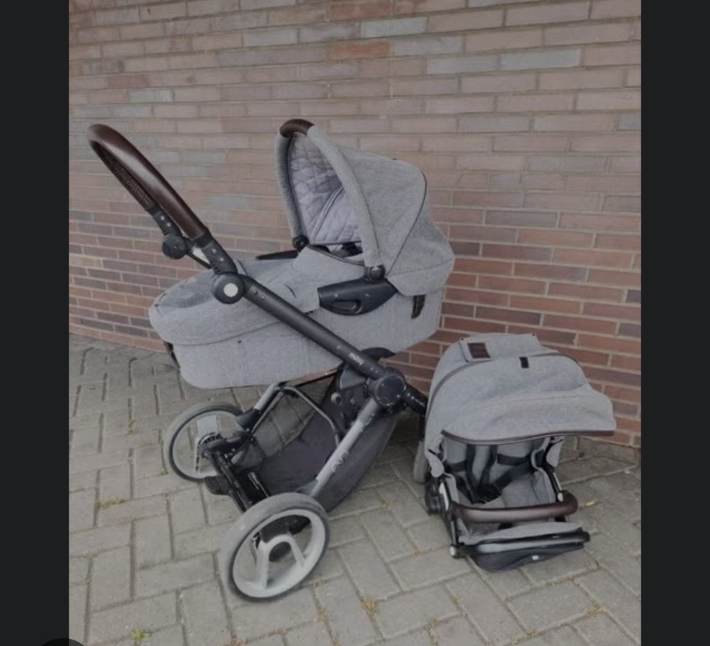 Kinderwagen 3 in 1, Kinderen en Baby's, Kinderwagens en Combinaties, Ophalen, Gebruikt, Combiwagen, Verstelbare duwstang