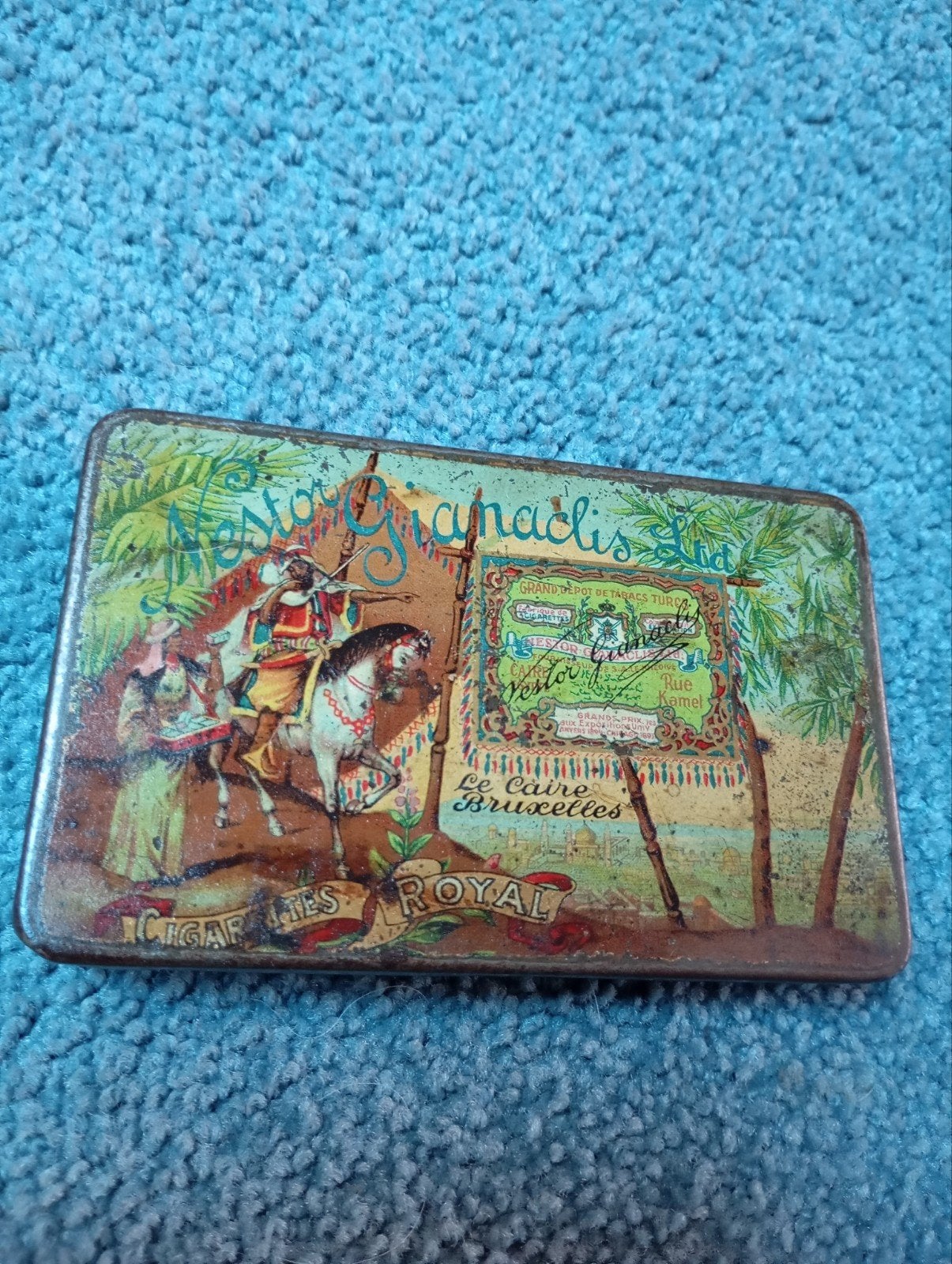Vintage Nestor Gianaclis Ltd Cigarettes Royal Blikje, Ophalen of Verzenden