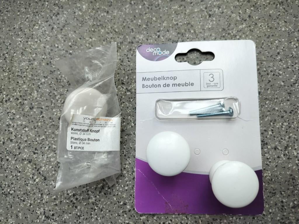 Meubelknopen, Doe-het-zelf en Verbouw, Ophalen, Nieuw, Overige materialen, Overige typen