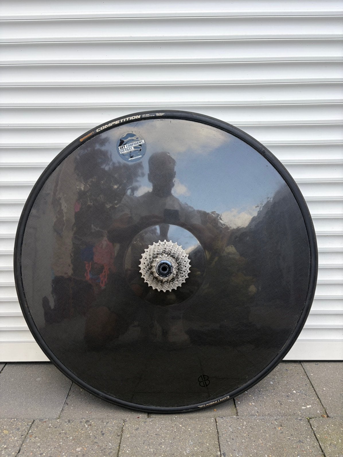 Fast Forward disc wheel, Carbon, Zo goed als nieuw, 57 tot 61 cm, Meer dan 20 versnellingen