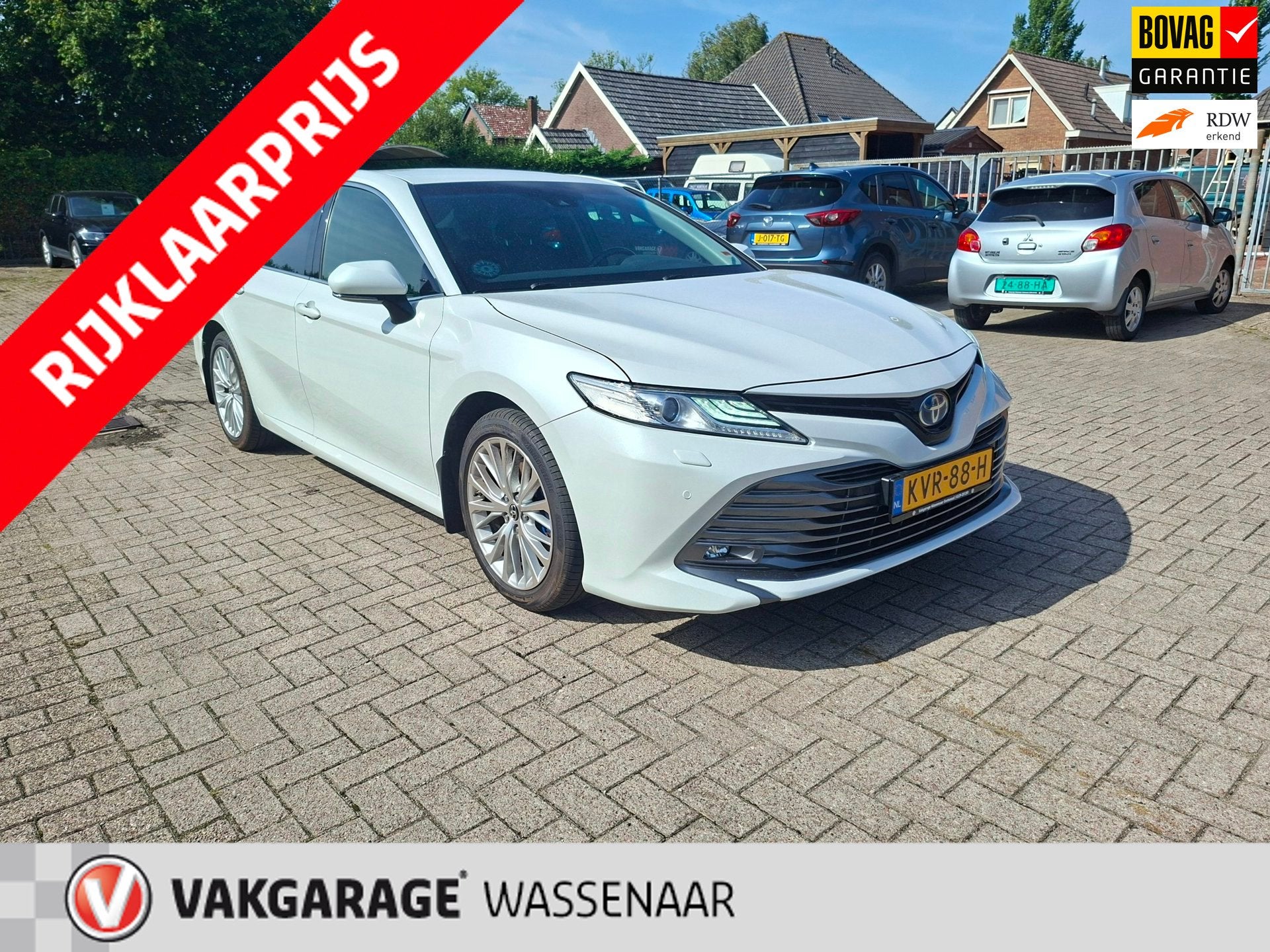 Toyota Camry 2.5 Hybrid Executive adaptieve cruise, Auto's, Gebruikt, Euro 6, 4 cilinders, Leder