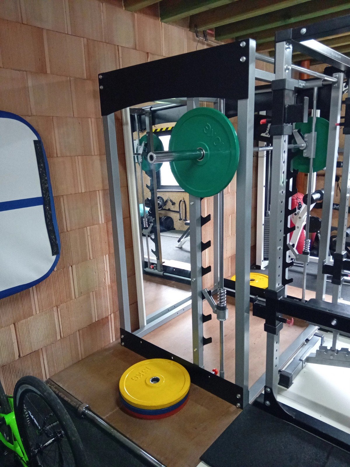 3D Smith Machine (Jones-stijl) met extra houder. Power rack, Ophalen, Overige typen