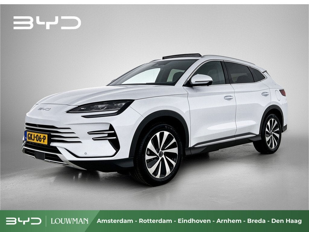 BYD SEAL U 1.5 DM-i FWD Boost | Wit Metallic | Zwart-Leder |, Auto's, BYD, Seal U, 4 cilinders, Automatische klimaatregeling, Wit