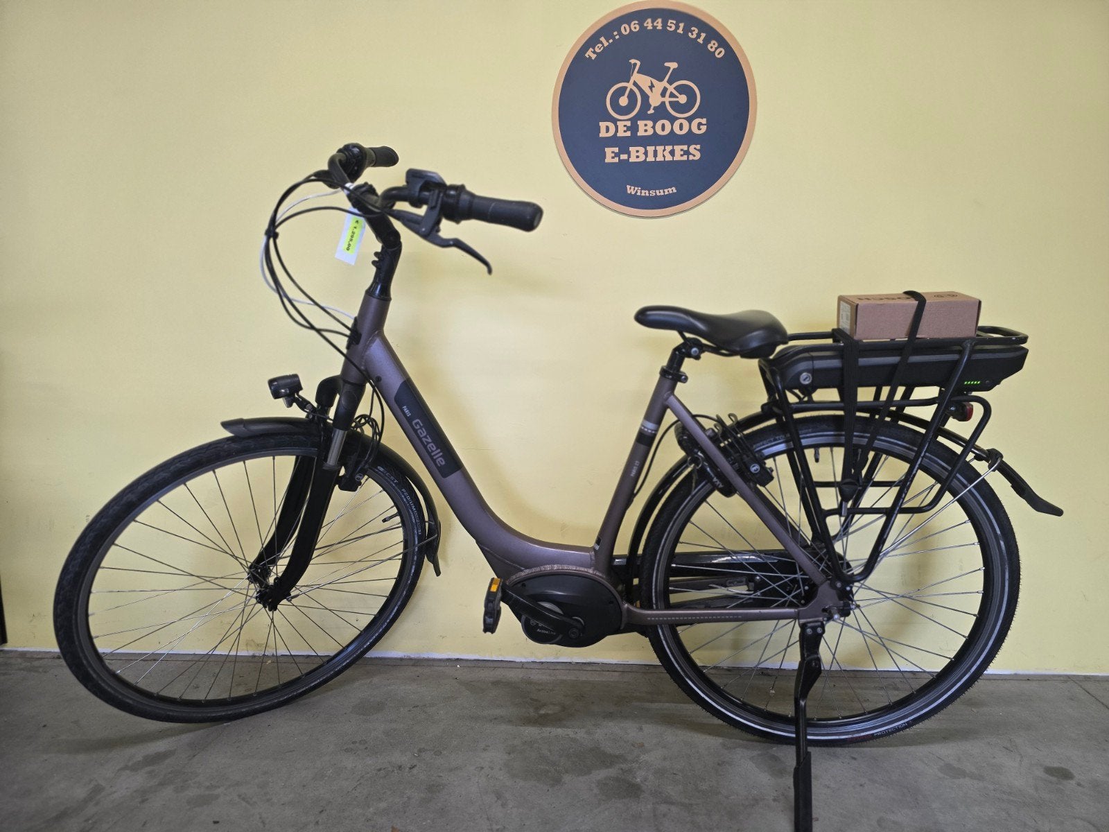 Gazelle paris c7 framemaat 49 elektrische damesfiets, Fietsen en Brommers, Elektrische fietsen, Ophalen of Verzenden, Zo goed als nieuw