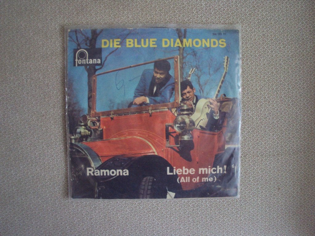 Die Blue Diamonds - Ramona/Liebe Mich (1960), Gebruikt, 7 inch, Ophalen of Verzenden, Pop