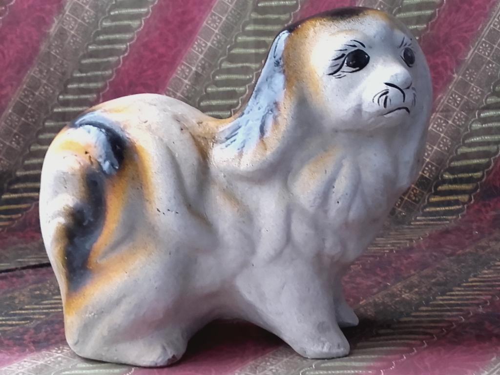 Zeldzame antieke spaarpot uit Engeland als een hond 24 cm., Antiek en Kunst, Ophalen of Verzenden