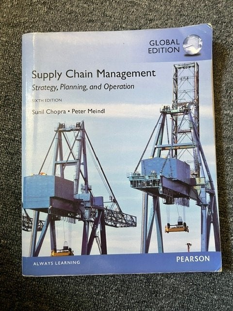 Supply Chain Management: Strategy, Planning, and Operation, Ophalen of Verzenden, Zo goed als nieuw, Management, Sunil Chopra