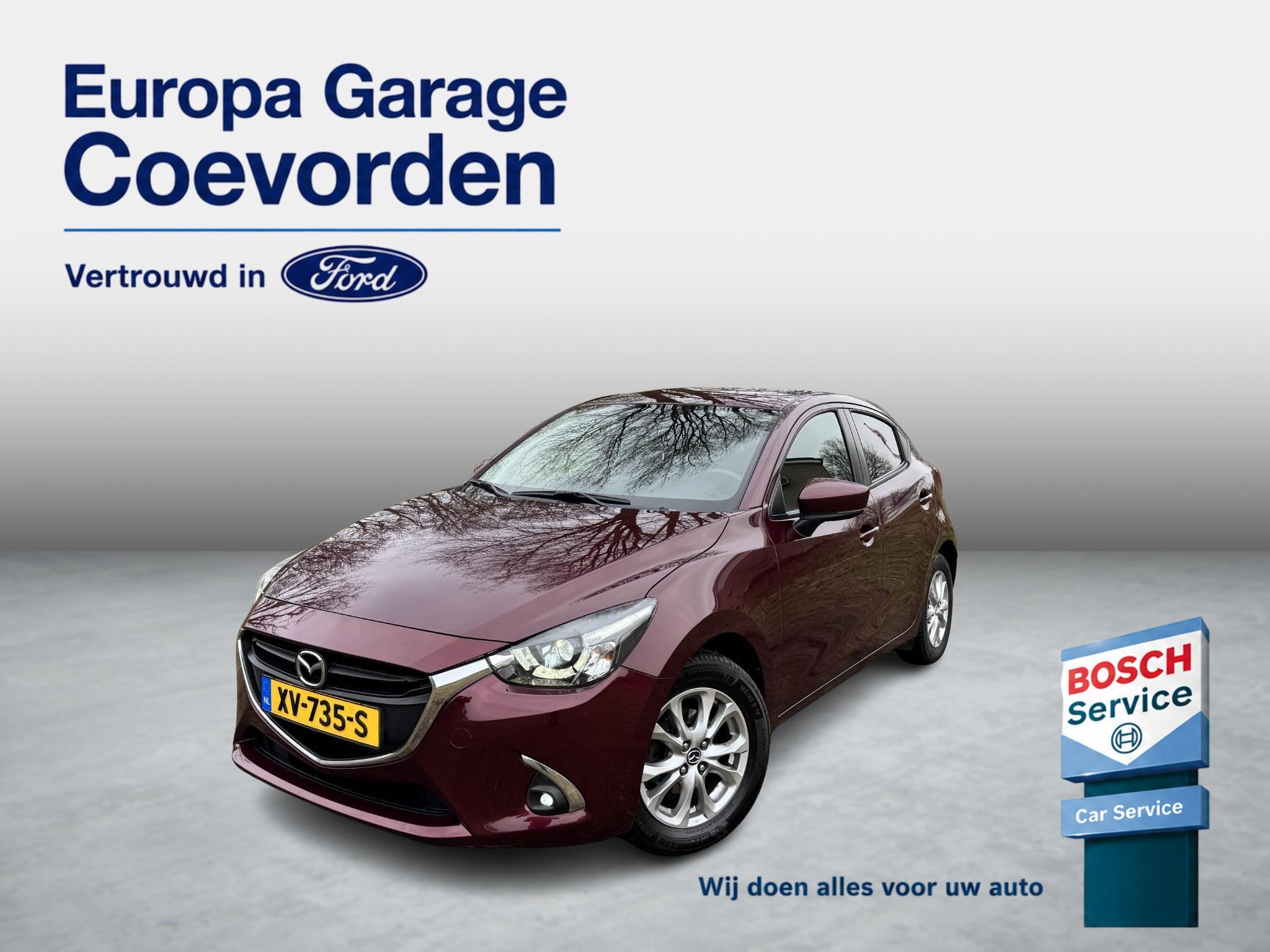 Mazda 2 1.5 Skyactiv-G TS+ Automaat | LED | DODEHOEK DETECTI, 1005 kg, Stof, 4 cilinders, Origineel Nederlands