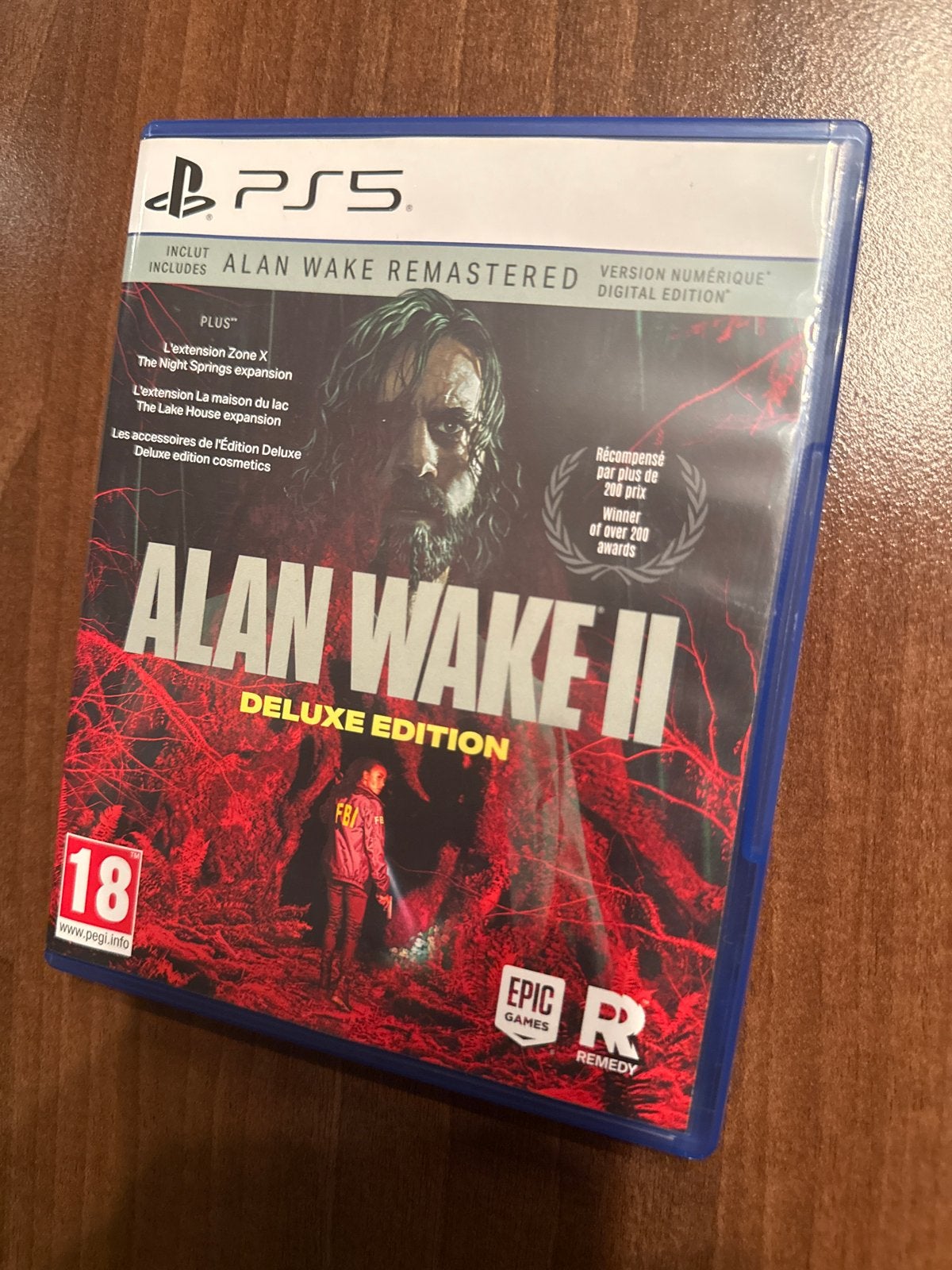 Alan Wake II Deluxe Edition PS5 - Inclusief Remastered, Avontuur en Actie, Vanaf 18 jaar, 1 speler, Nieuw