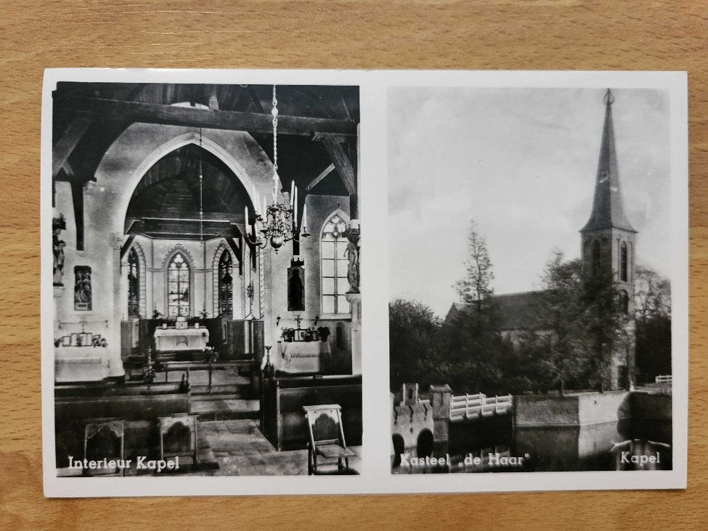 ansicht Kasteel de Haar Haarzuilens cafe Versteeg - ZELDZAAM, Verzamelen, Ophalen of Verzenden, Voor 1920, Utrecht