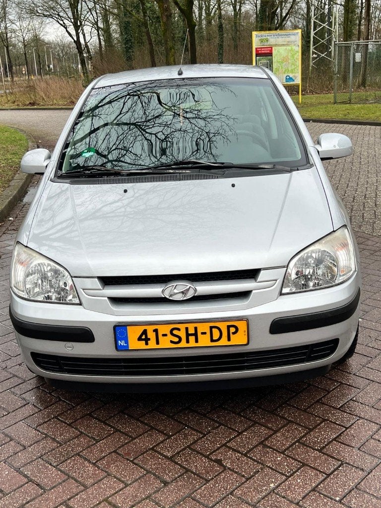 Hyundai Getz 1.3 3DRS 2006 Grijs, Auto's, Voorwielaandrijving, 450 kg, 40 €/maand, 4 cilinders