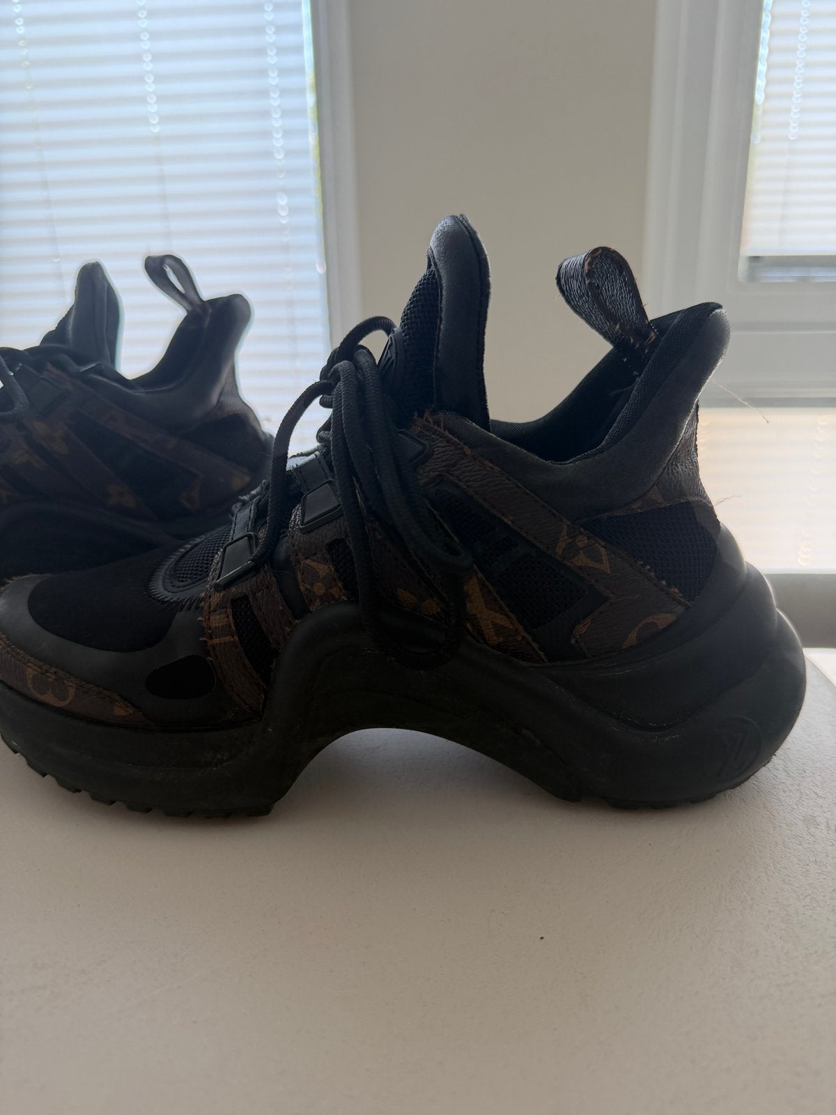 Louis Vuitton Archlight Trainers, Ophalen of Verzenden, Gedragen, Zwart, Sneakers of Gympen