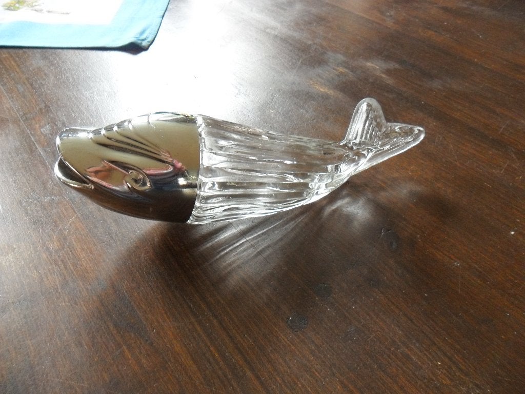 Vintage Notendispenser, Ophalen of Verzenden, Zo goed als nieuw, Glas, Vintage