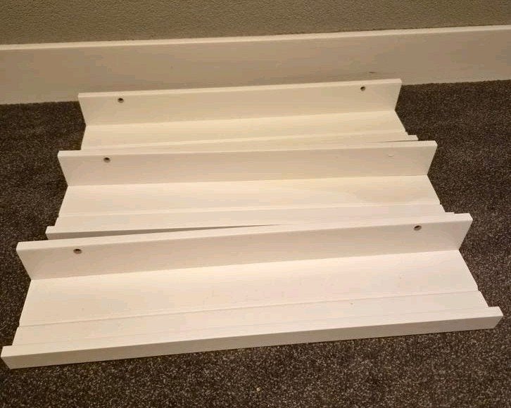 IKEA Mosslanda fotoplank/boekenplank - 55 cm wit (3 stuks), Ophalen of Verzenden