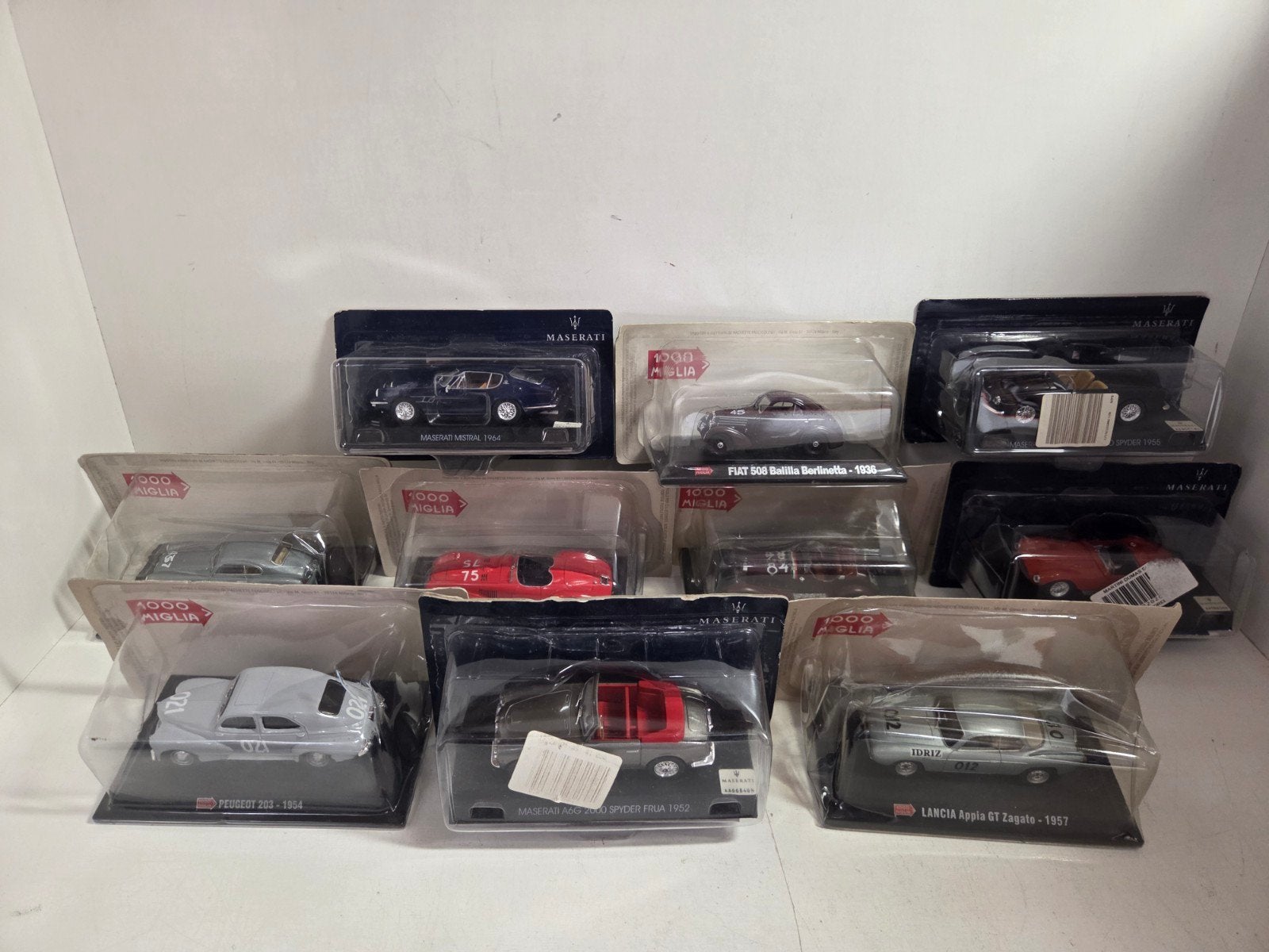 Hachette Lancia,Peugeot,Maserati,Alfa,Fiat 1:43, Hobby en Vrije tijd, Modelauto's | 1:43, Overige merken, Auto, ., Nieuw