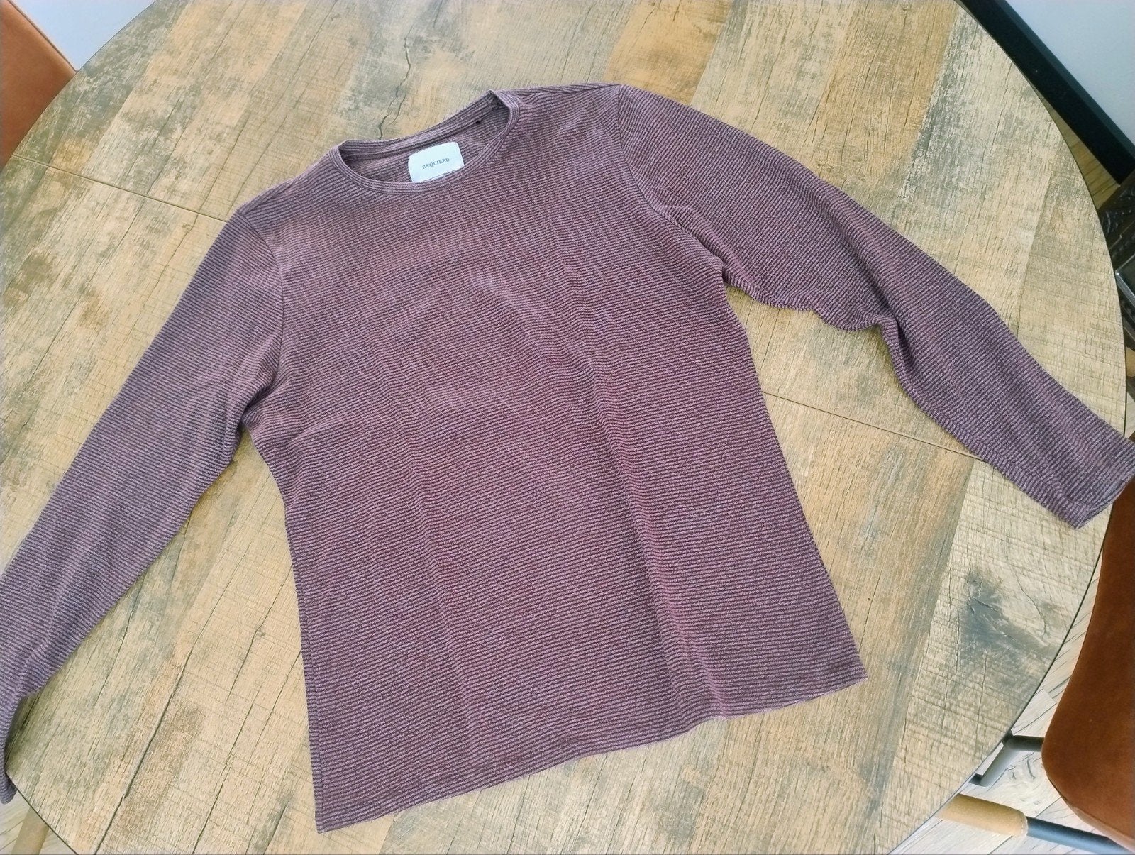 Mooi paars REQUIRED shirt met lange mouwen, REQUIRED, Paars, Ophalen of Verzenden, Gedragen
