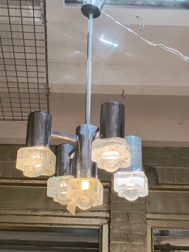 Vintage Hanglamp Murano, Huis en Inrichting, Lampen | Hanglampen, Ophalen of Verzenden, Gebruikt, Glas