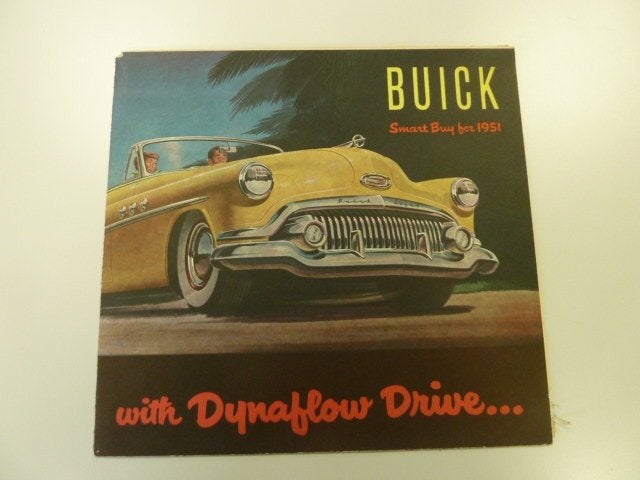 1951 Buick Full Line Brochure USA, Ophalen of Verzenden, Gelezen, Overige merken