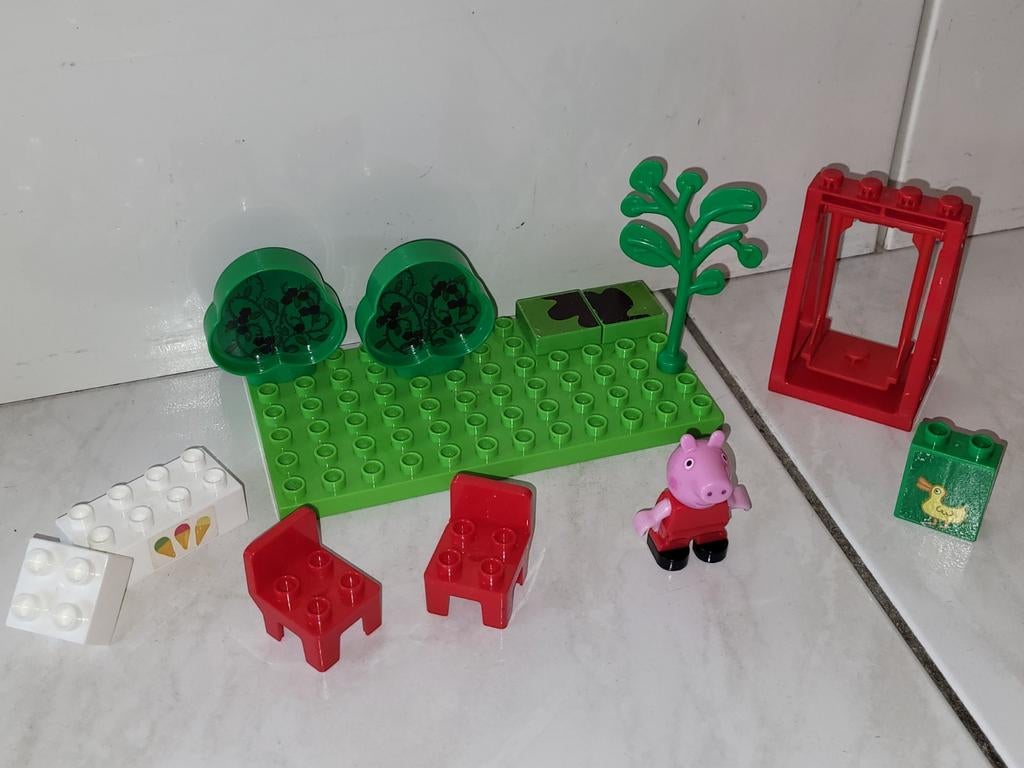 Bouwstenen met Peppa Pig, Kinderen en Baby's, Speelgoed | Bouwstenen, Unico, Gebruikt, Ophalen of Verzenden, Unico