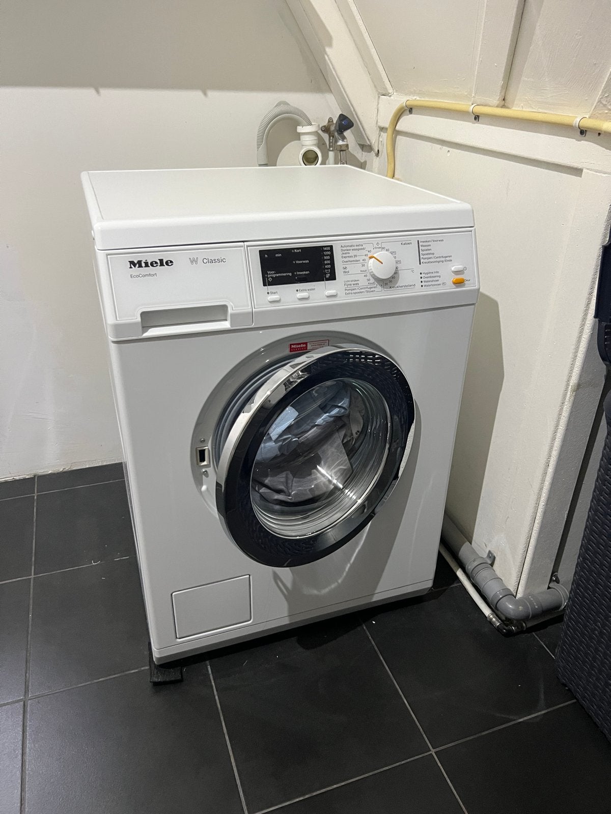Miele WDA 220 Classic Wasmachine - Zo goed als nieuw, Ophalen, Zo goed als nieuw, 85 tot 90 cm, 1200 tot 1600 toeren
