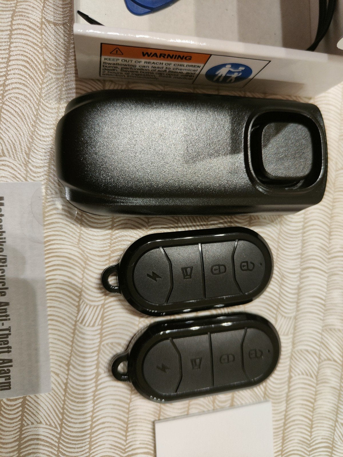 Motor/fiets anti-diefstal alarm met afstandsbediening, Ophalen of Verzenden, Nieuw