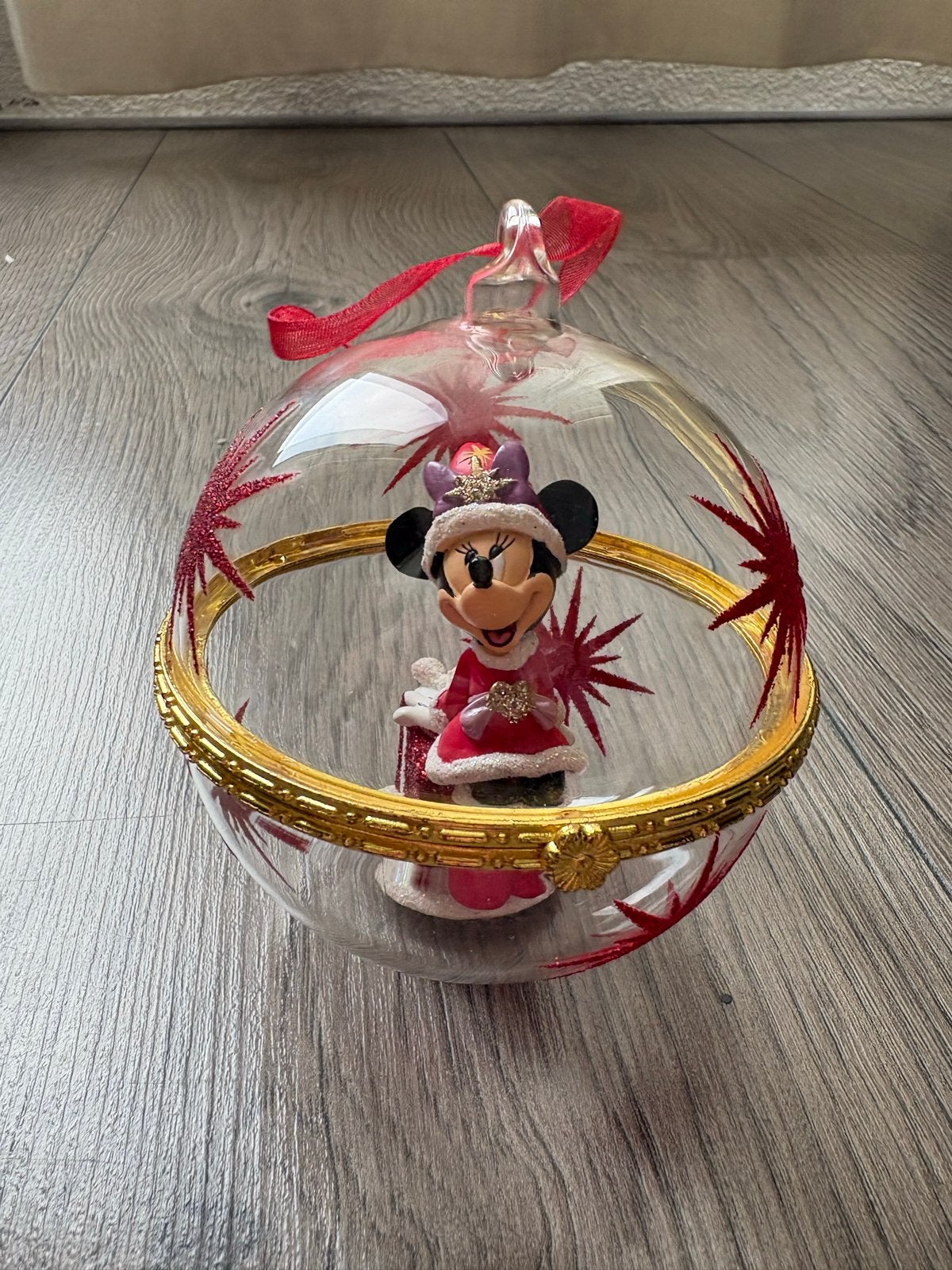 Kerstbal Minnie Mouse 20-jarig jubileum Disneuland Parijs, Ophalen
