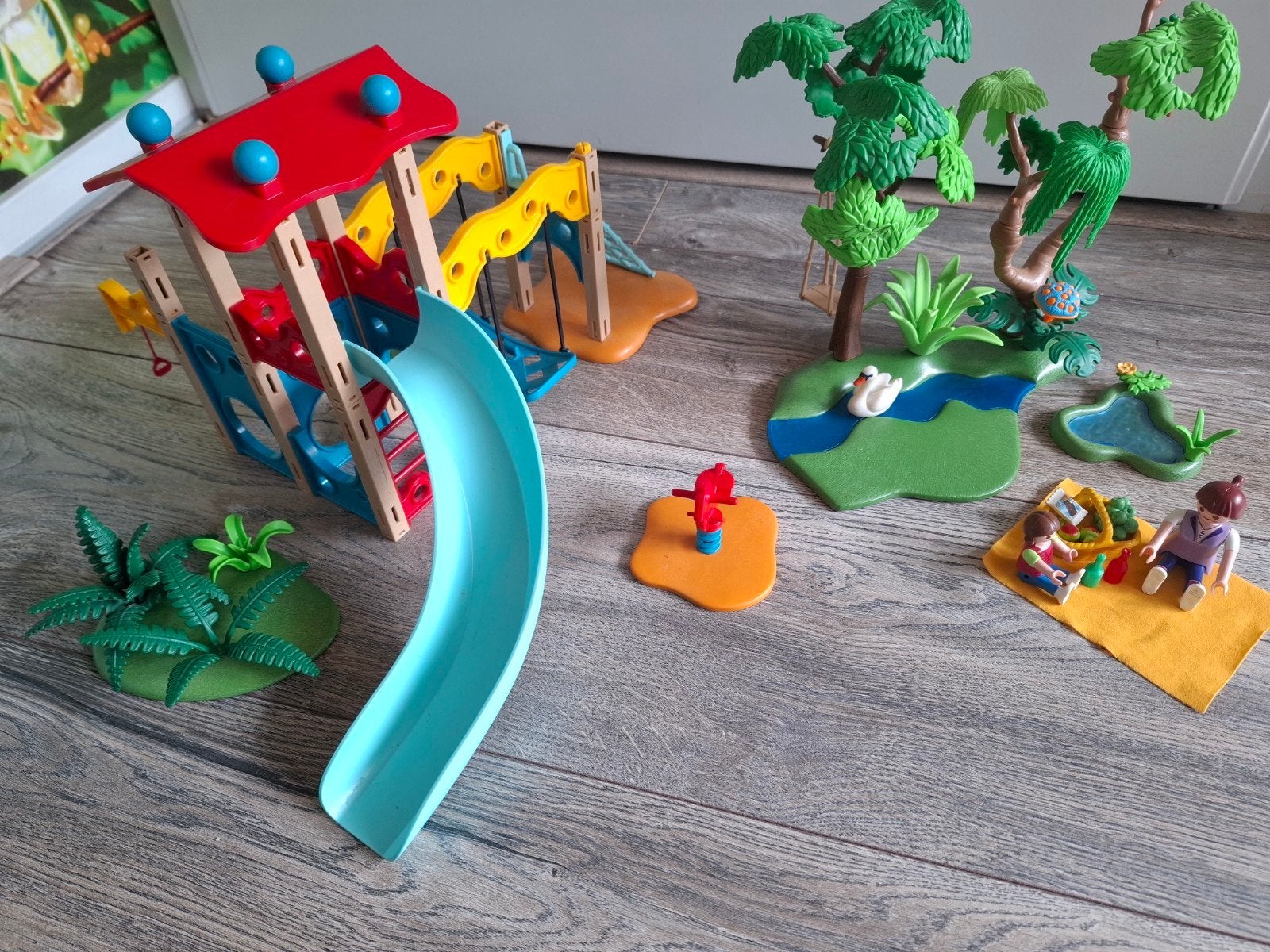 Playmobil Speeltuin en Picknick Set, Kinderen en Baby's, Speelgoed | Playmobil, Ophalen, Gebruikt
