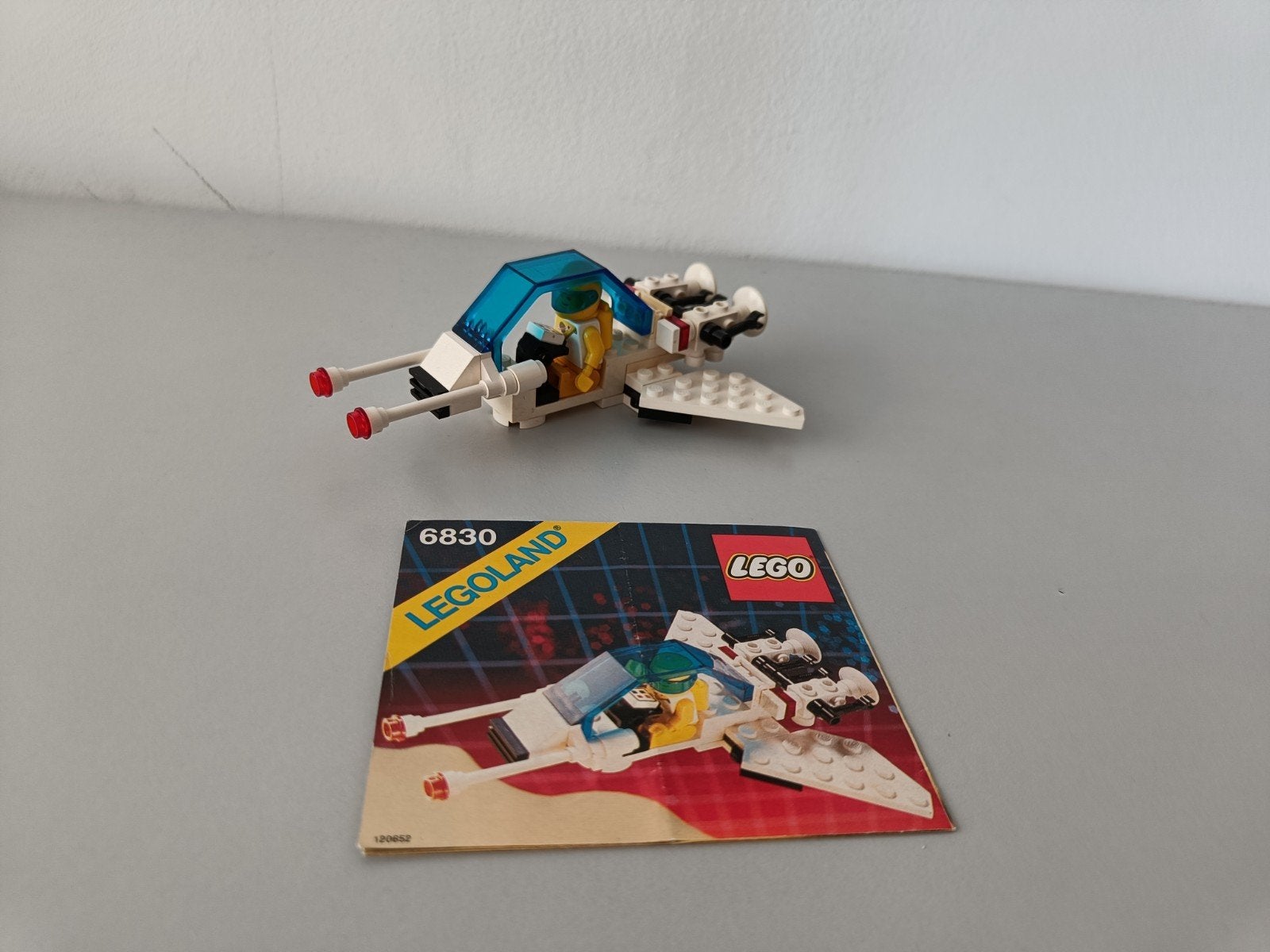 Lego Space Futuron 6830 Space Patroller, met boekje,1988, Kinderen en Baby's, Gebruikt, Lego, Ophalen of Verzenden, Space