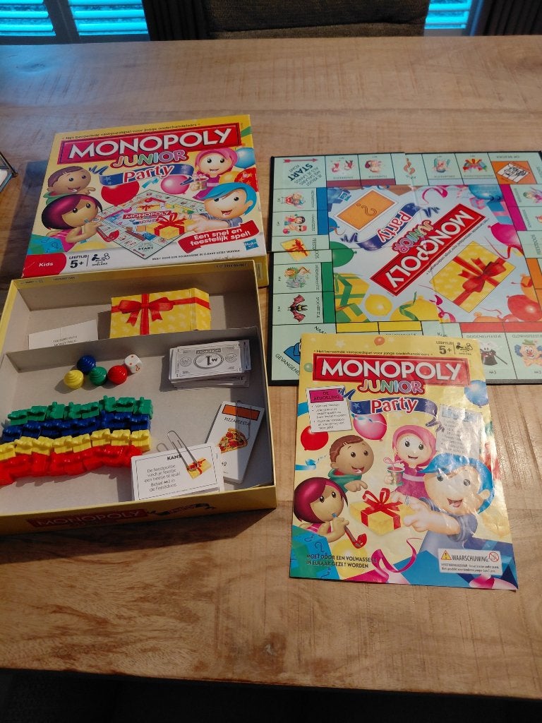 monopoly junior party, Ophalen of Verzenden, Zo goed als nieuw