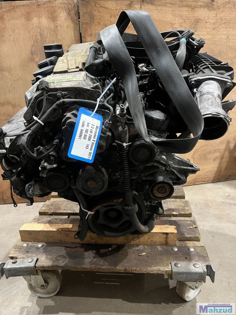 MERCEDES E KLASSE W211 2.2 CDI Motorblok motor 646961, Gebruikt, Mercedes-Benz AG, Mercedes-Benz, Ophalen of Verzenden