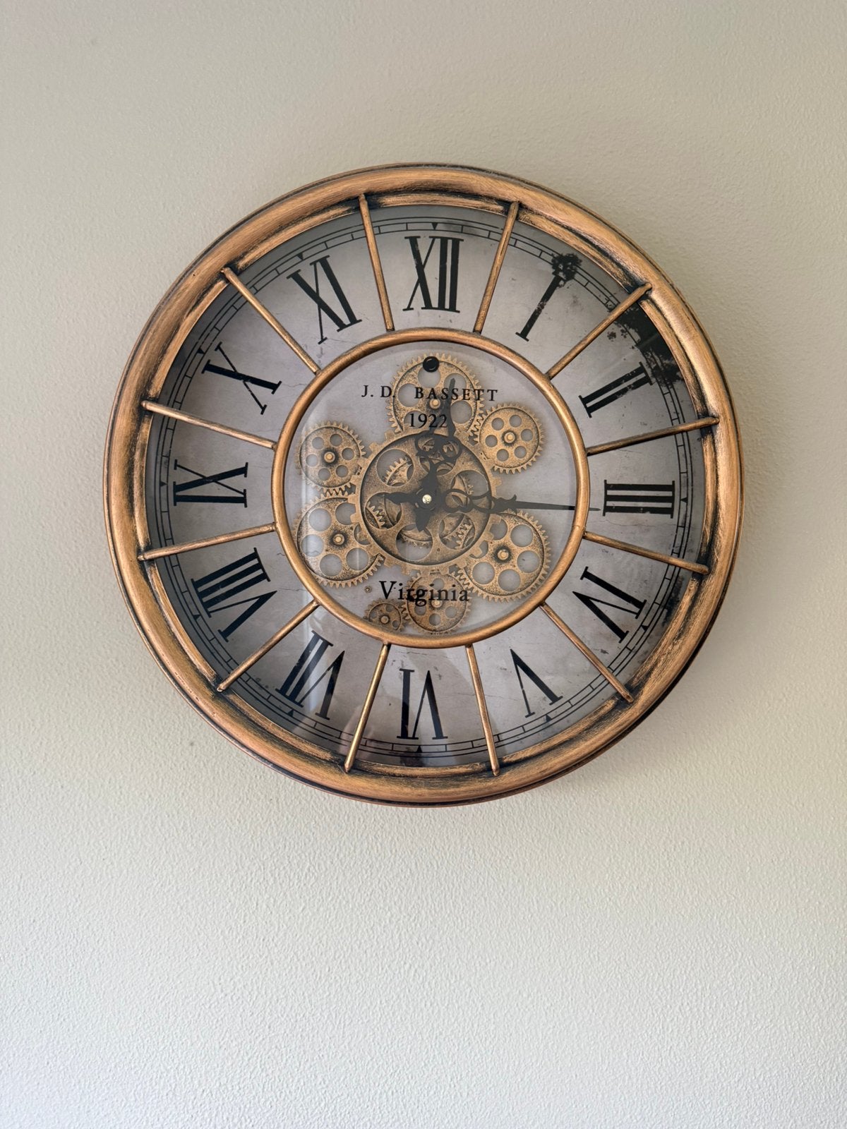 Wandklok, Ophalen, Zo goed als nieuw, Wandklok