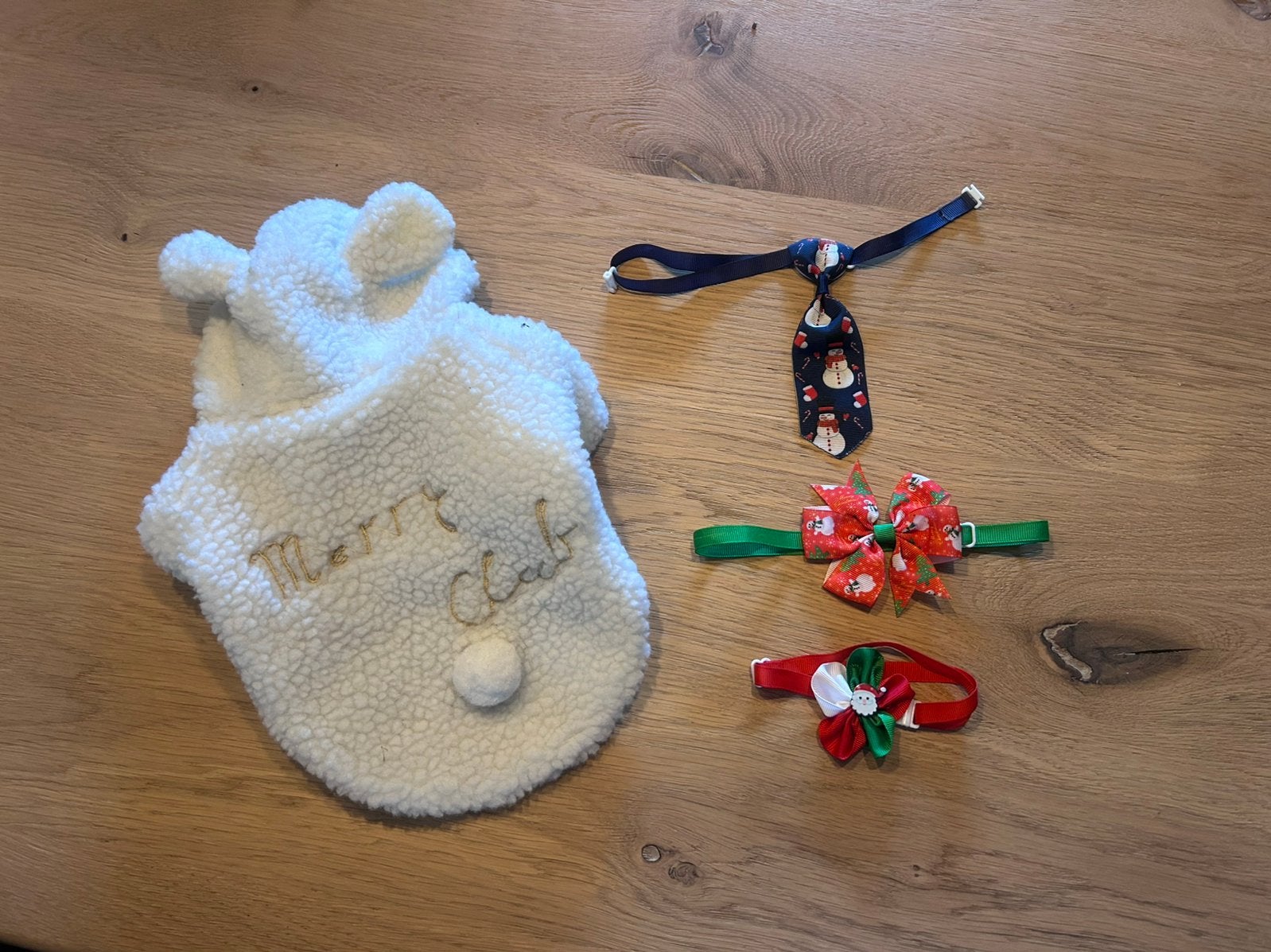 honden kerstmis set, Ophalen of Verzenden, Zo goed als nieuw