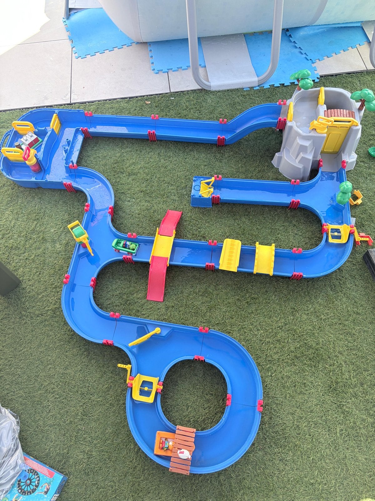 Aquaplay waterbaan met uitbreiding, Ophalen of Verzenden, Gebruikt