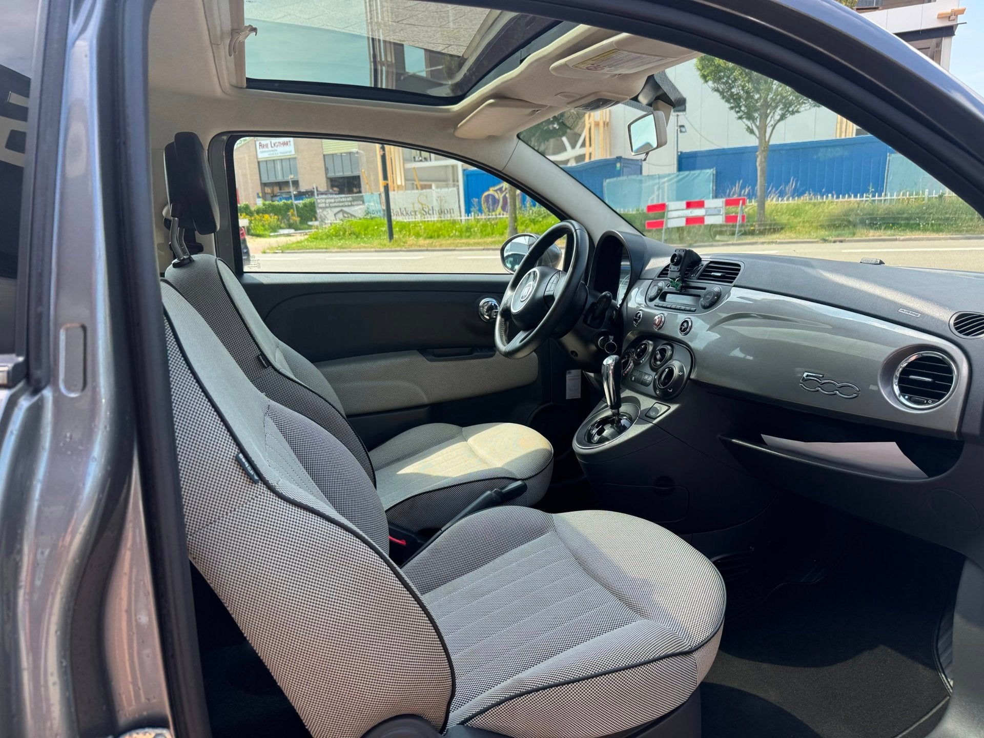 Fiat 500 1.2 Lounge AUTOMAAT|Airco|Panorama|NAP, Euro 5, Stof, Gebruikt, 1242 cc