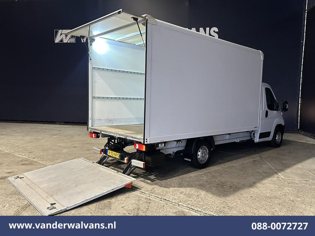 Peugeot Boxer 2.2 BlueHDi 141pk Bakwagen 436cm Lang Laadklep, Voorwielaandrijving, Stof, Gebruikt, 4 cilinders