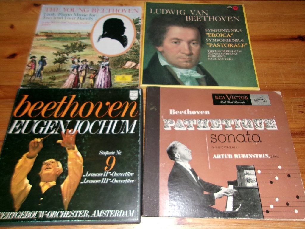 Beethoven - divers 6x, Gebruikt, Ophalen of Verzenden, Orkest of Ballet, Beethoven