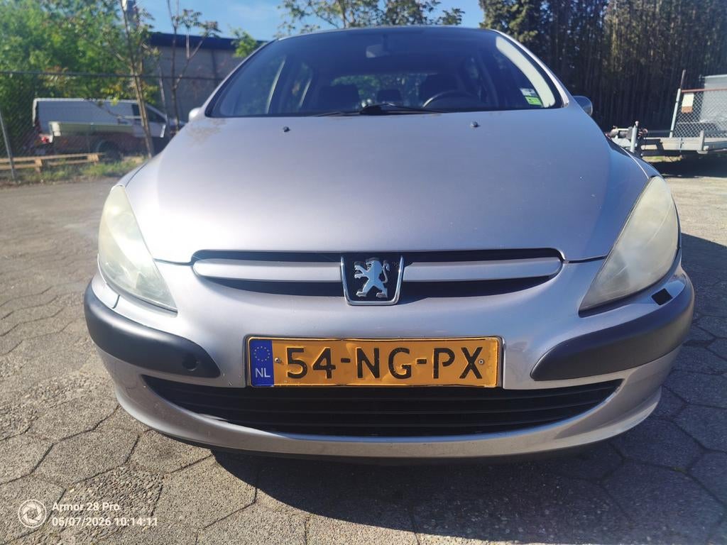 Peugeot 307 2.0 16V Gentry 5DR 2003 Grijs, Auto's, 136 pk, 625 kg, Zwart, 4 cilinders