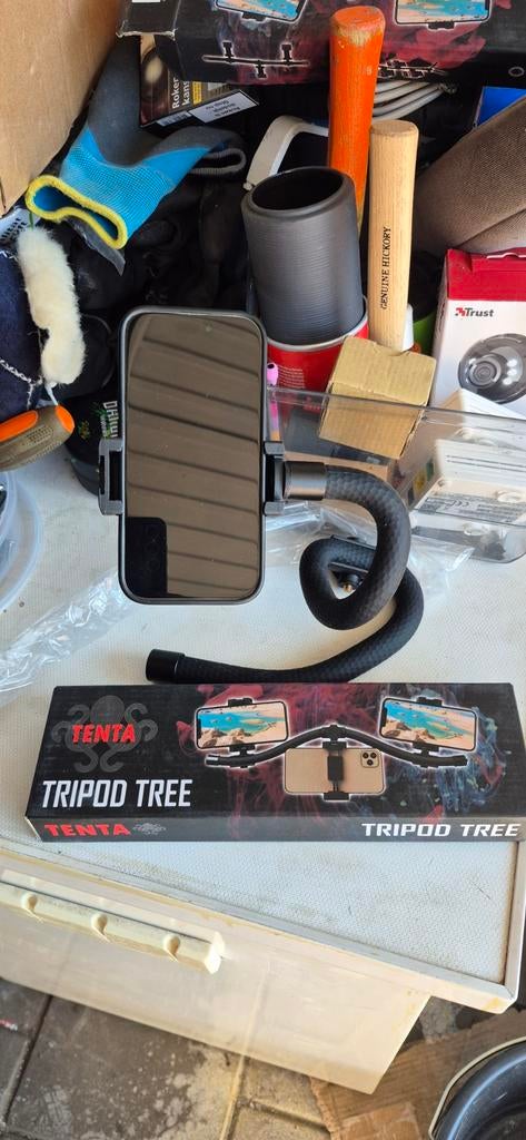 Tenta Tripod Tree Telefoonhouder - Flexibel en Universeel, Onbekend, Nieuw, Ophalen of Verzenden, Tenta