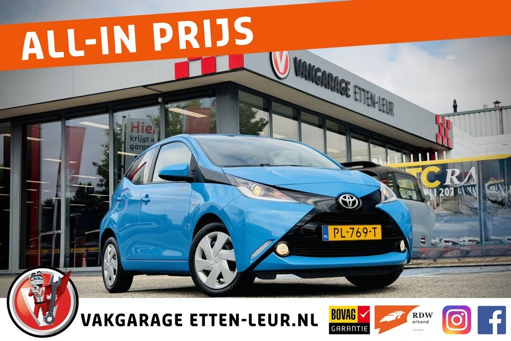 Toyota Aygo 1.0 VVT-i x-play | AIRCO | CAMERA | BLUETOOTH, Auto's, Voorwielaandrijving, 12 maanden, Stof, Gebruikt