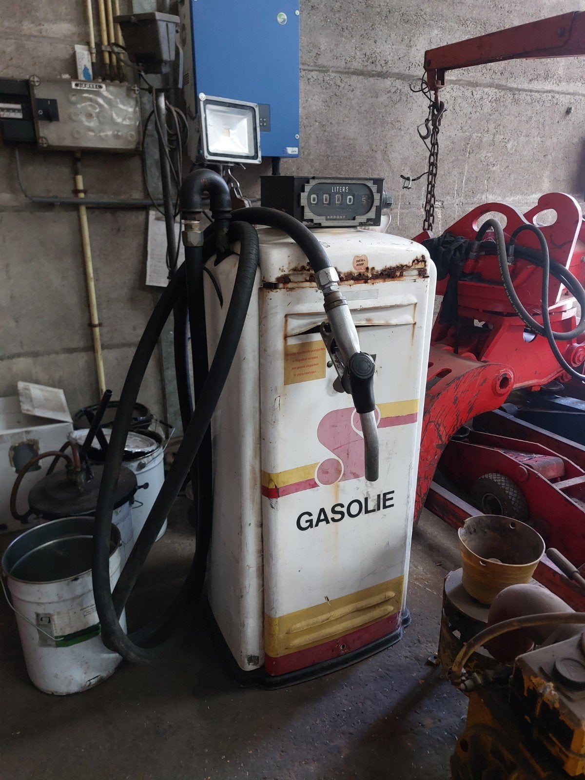 Vintage Benzinepomp - Decoratief item, Ophalen