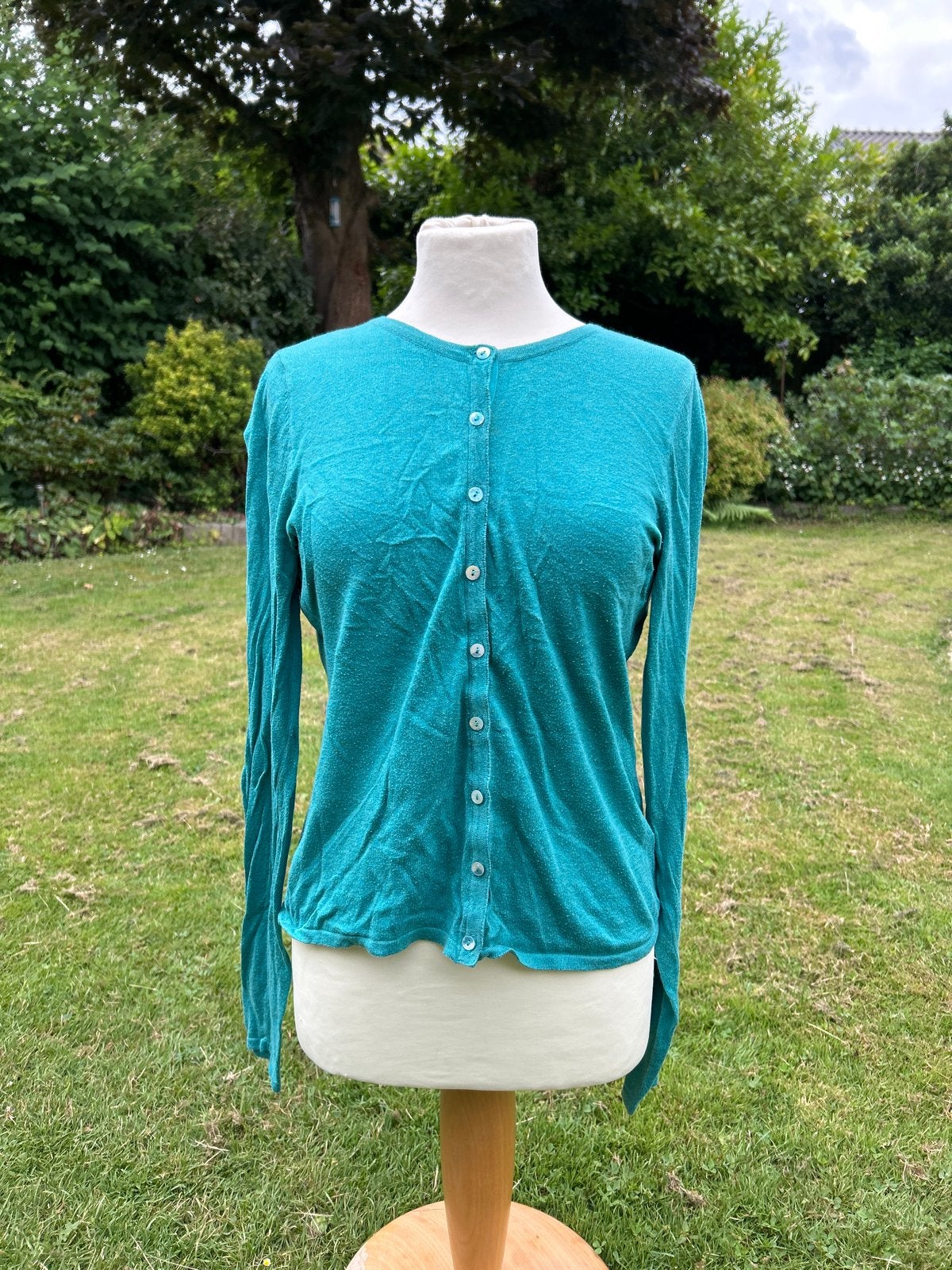 King Louie vestje Maat M - Turquoise, Ophalen of Verzenden, Gedragen, Maat 38/40 (M), Groen