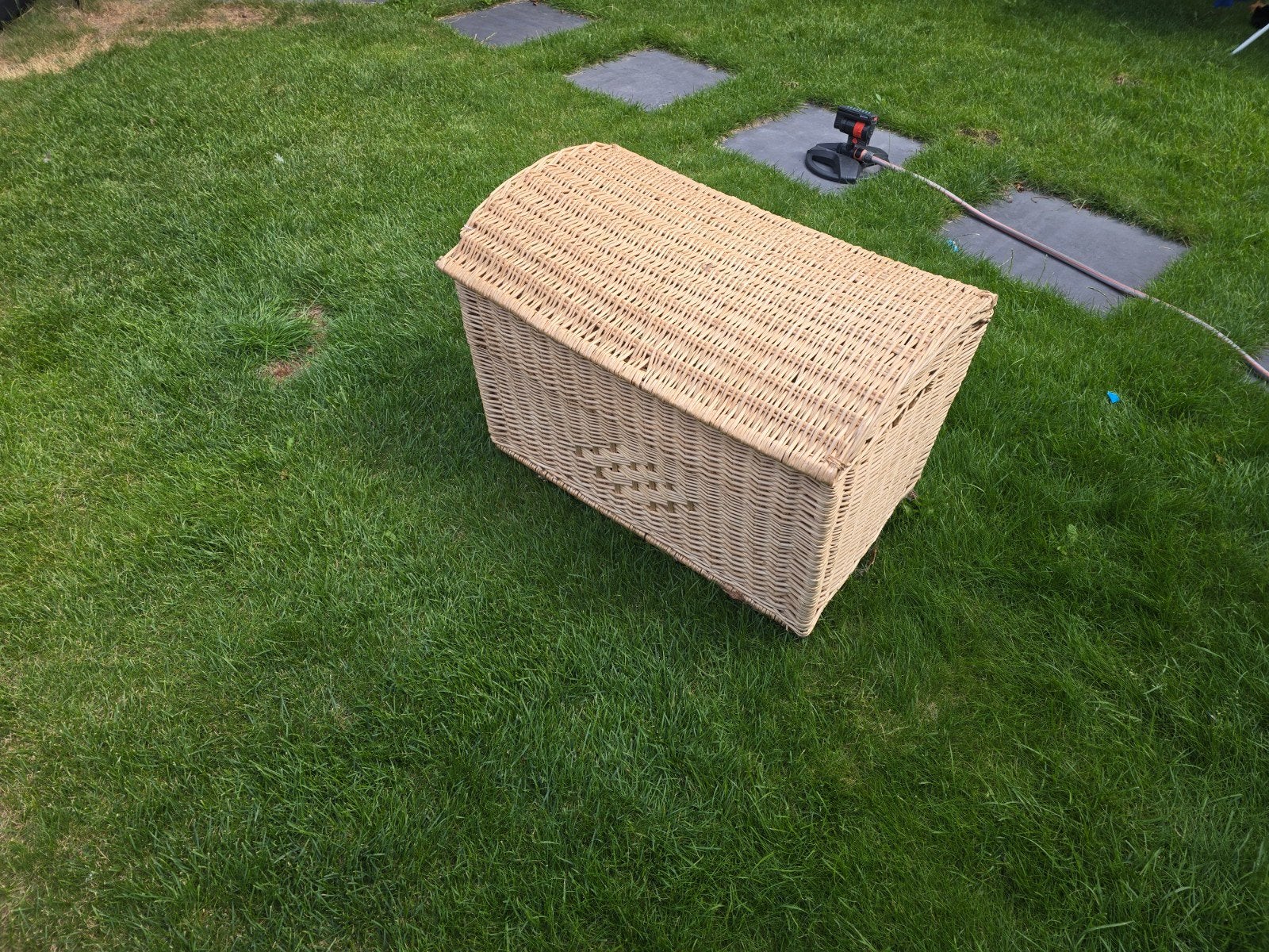Rieten mand/opbergbox, Ophalen, Kunststof, Overige typen