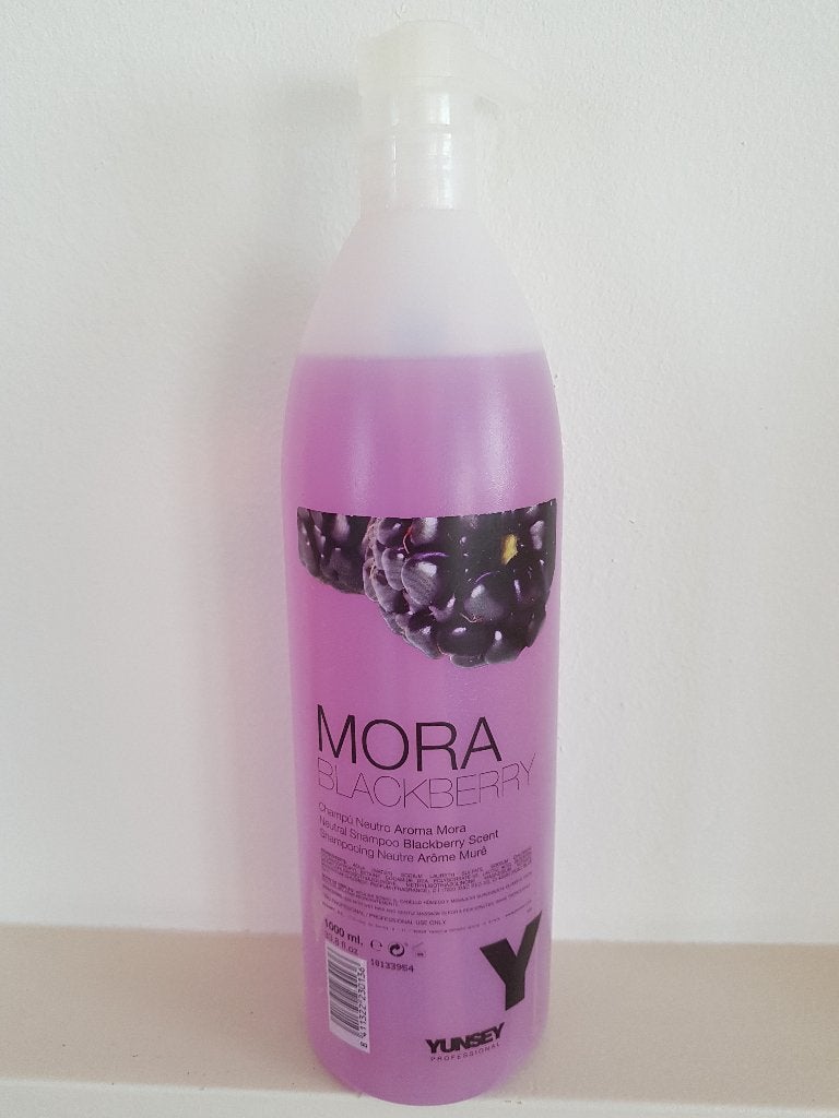 Yunsey Shampoo Blackberry 1L, Ophalen of Verzenden, Nieuw, Shampoo of Conditioner