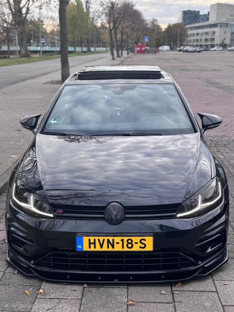 Volkswagen Golf 2.0 TSI 4Motion 310pk 7-DSG 5D 2017 Zwart, Auto's, Automaat, 4 cilinders, 1984 cc, Zwart