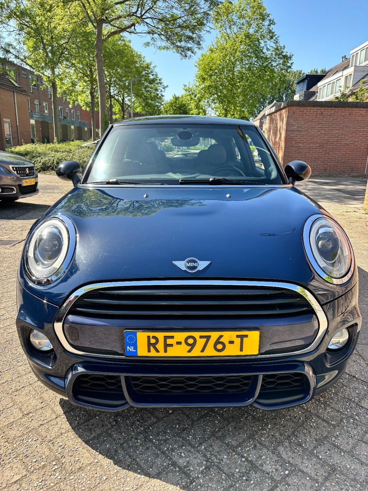 Mini 1.5 Cooper AUT 2017 Blauw, Nederlandse auto, 136 pk, Leder en Stof, 49 €/maand, Origineel Nederlands