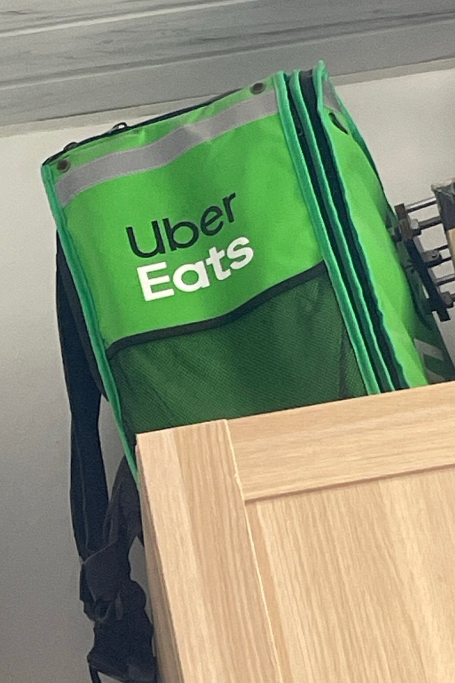 Uber Eats geïsoleerde tas - uitstekende conditie, Ophalen, Zo goed als nieuw, Groen, Overige typen