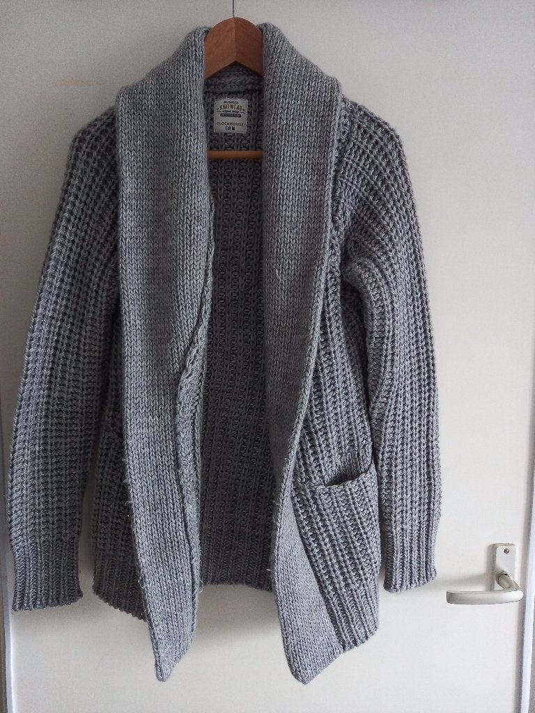 Dik grijs vest, Zo goed als nieuw, Grijs, C&A, Ophalen
