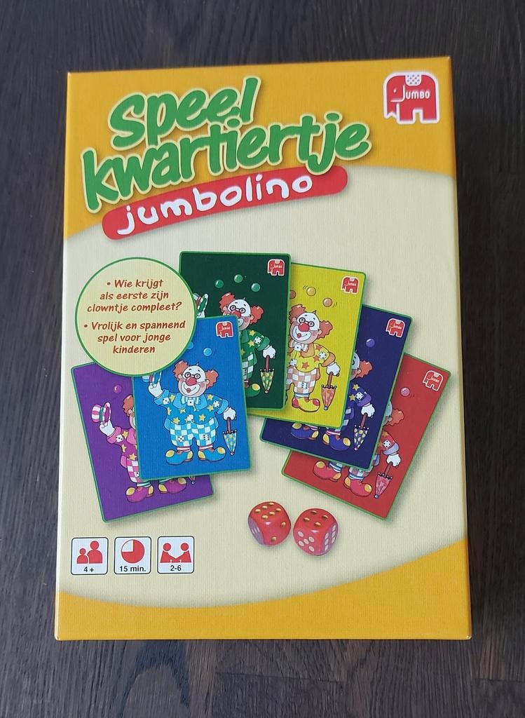 Leuk kinderspel Jumbolino, Drie of vier spelers, Ophalen of Verzenden, Zo goed als nieuw